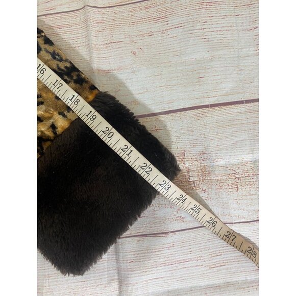 Vintage Union Mid Century Faux Fur Animal Print Button Front Coat. - XL - Picture 12 of 15